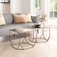thumbnail image 1 of Arzon Coffee Table Set (2-Piece) Bronze, 1 of 7