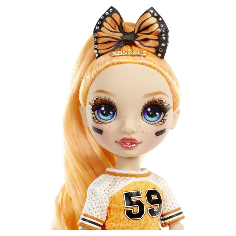 Rainbow High Cheer Poppy Rowan – Orange Fashion Doll with Pom Poms,  Cheerleader Doll, Toys for Kids 6-12 Years Old 