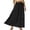 Black, variant on Women's Tennis Skirts Summer Women’s Fashion Solid Color Casual Breathable Knee Length Skirt For Everyday Wear Lightweight Comfort Fit White S