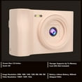 thumbnail image 3 of Digital Camera, Portable Digital Video Camera 1080P 20MP 8x Digital Zoom  For Travel, 3 of 6