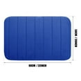 thumbnail image 6 of Memory Foam Bath Mats Soft Absorbent Bathroom Rugs 20" x 32",Machine Washable Easy to Clean, Royal Blue, 6 of 10
