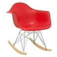 thumbnail image 6 of Mod Made Mid Century Modern Paris Tower Rocker Rocking Chair, Yellow, 6 of 9
