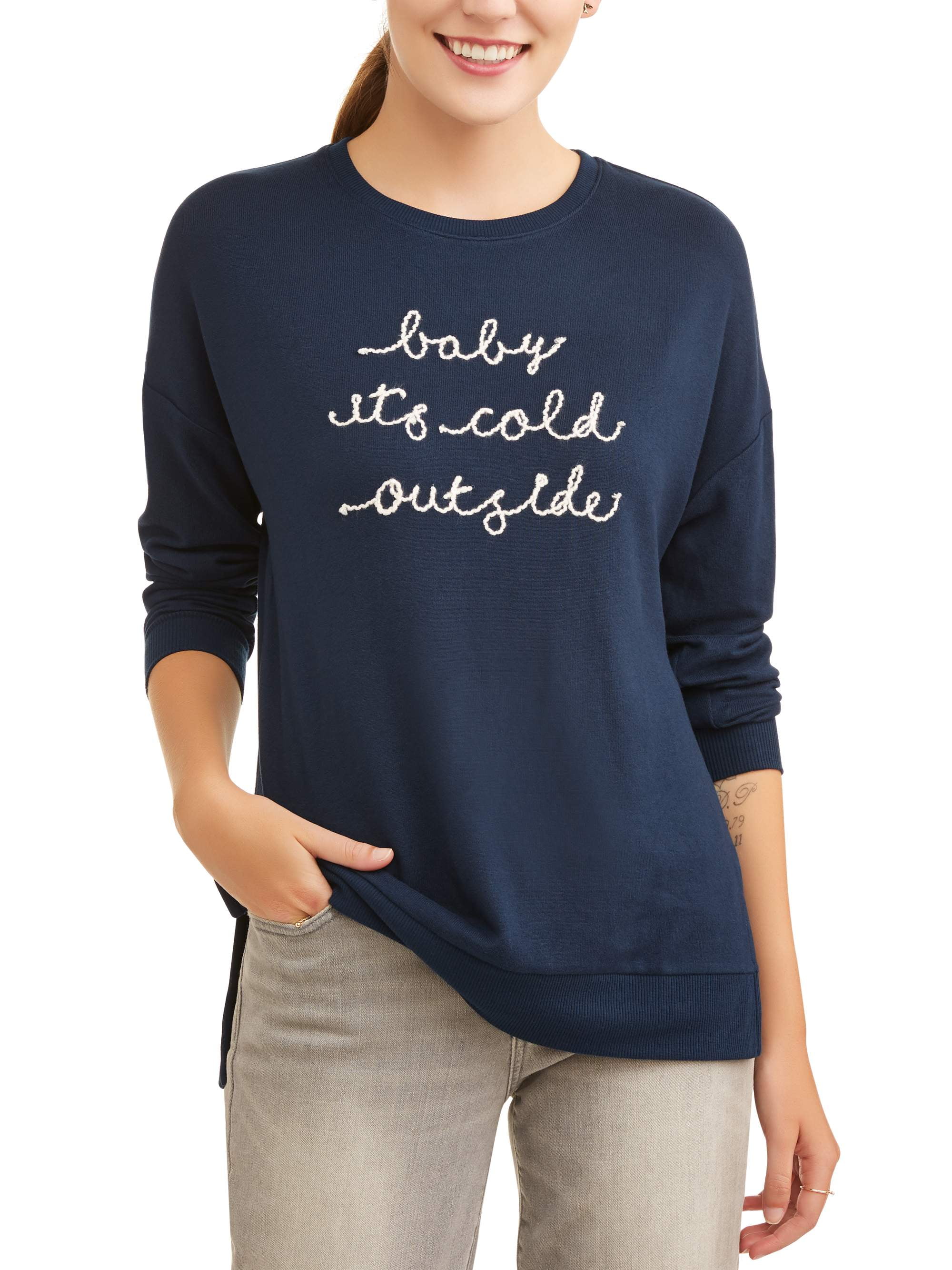 Secret Treasures Essentials Women's and Women's Plus Long Sleeve Hacci