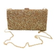 thumbnail image 1 of Bolso de noche Strade Fareast Limited Con diamantes de imitación Oro, 1 of 8