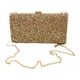 thumbnail image 1 of Bolso de noche jinwen Con diamantes de imitación elegante Con cadena para el hombro Oro, 1 of 8