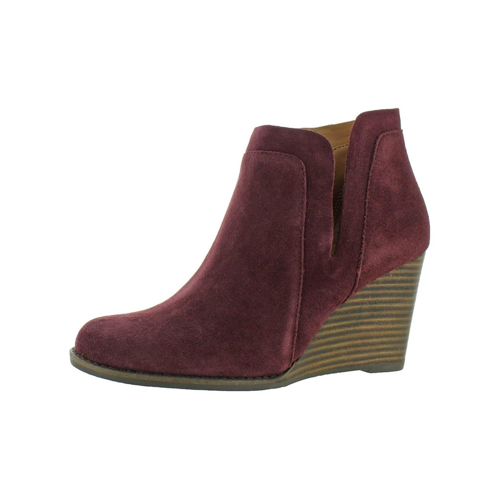 lucky brand wedge ankle boots