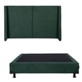 thumbnail image 1 of Base de Cama Individual con Cabecera Milan Verde Dicasa Imperio, 1 of 8