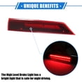 thumbnail image 3 of Unique Bargains 1 Pair High Level 3rd Third Brake Light Stop Lamp for Ford Transit Tourneo Custom 2012-up ABS Red, 3 of 6