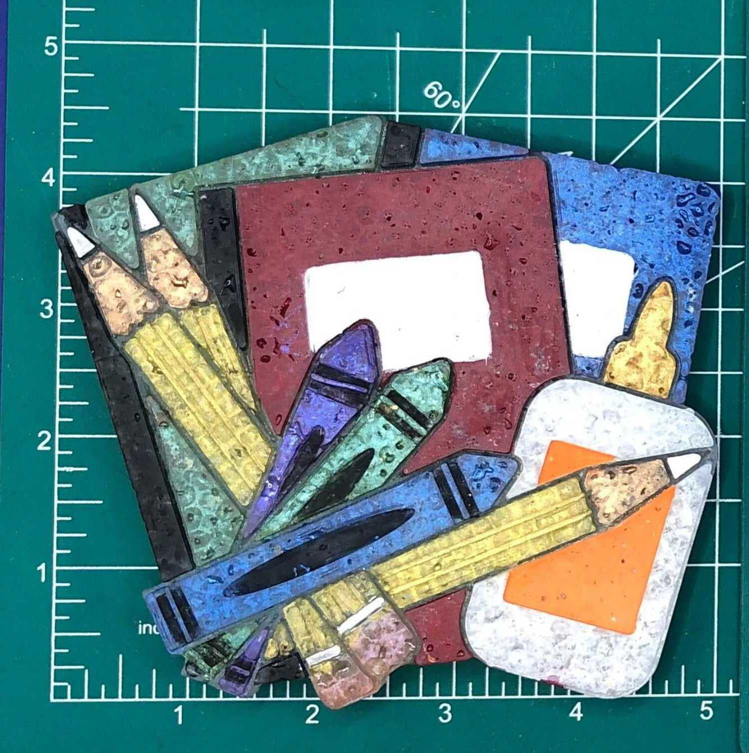 School Supplies Silicone Freshie Mold