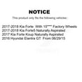 thumbnail image 2 of Transit Auto Front Rear Wheel Hub Bearings Assembly Disc Brake Rotors and Semi-Metallic Pads Kit (10Pc) for Car Hyundai Elantra GT Kia Forte Koup - Left Right Side (Driver Passenger) KBB-106394, 2 of 10