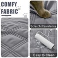thumbnail image 4 of Manta impermeable para perros Smiry, 40 x 50 cm, gris y gris oscuro, 4 of 8