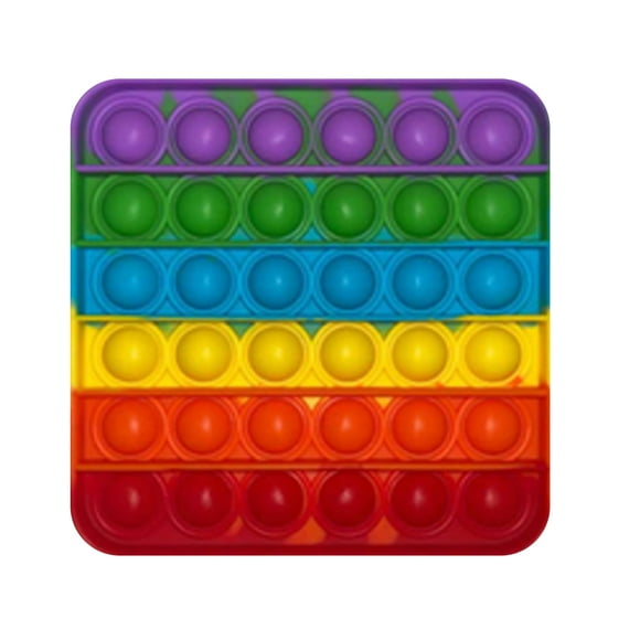 Yeacher Pop Bubble Fidget Sensory Toy Pure Compression Silicone Push Pop Bubble Sensory Toy -