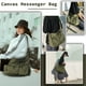 thumbnail image 2 of Bandolera tipo bandolera Yaucher de lona grande para mujer y hombre, 2 of 7