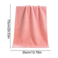 thumbnail image 3 of Coral Fleece Towels Microfiber Face Towel 13.78 x 29.53 Inch Ultra Soft Coral Fleece Washcloth Absorbent Quick-Dry Makeup Remover Cloth for Bathroom Gym Travel, 3 of 6