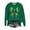 Army Green, variant on Saint Patricks Day Outfit Women Green Ribbon Bow Shirts Casual Long Sleeve Sweatshirt Crew Neck Pullover Tops Irish Shirts for Women