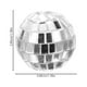 thumbnail image 3 of BRIGHTFUFU 12 pcs bolas de discoteca plateada espejo colgante espejo de vidrio disco bolas de adorno colgante, 3 of 8