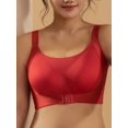 thumbnail image 3 of Wire-Free Bra For Women, Thin Type, To Reduce Chest And Armpit Fat, Prevent Sagging, Full Coverage Cup, Plus Size, Front Button Buckle, Gathering, 3 of 4