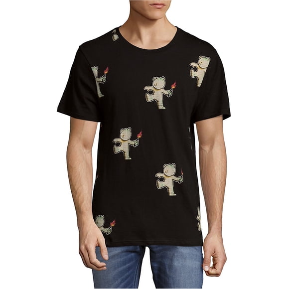 Elevenparis Hombre Molitov Graphic T-Shirt negro M