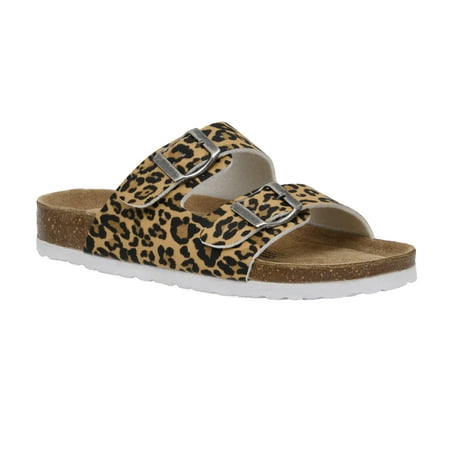 

CUSHIONAIRE Women s Lane Cork Footbed Sandal with +Comfort