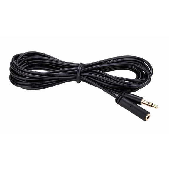 Cables Direct Online Black 3ft 3.5mm Stereo Audio AUX Extension Male to Female Cable 1-Pack