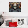 thumbnail image 4 of COMIO  Enigmatic Faces Canvas Wall Art, 4 of 4