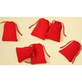 thumbnail image 5 of 50 Pieces Velvet Drawstring Pouch Bulk 2.76 x 3.54 Inches Small Jewelry Pouch Mini Gift Bags, Gift Packaging Wrap Bags for Valentine's Day Wedding New Year Christmas Party Favors, 5 of 5