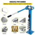 thumbnail image 5 of YP-38 Metal Bender Flat Bar Bender w/ Floor Stand 7 Dies 1"-3", 5 of 12