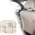 thumbnail image 2 of Organizador genérico para asiento trasero de coche, accesorios de viaje de cuero PU fáciles de instalar Oso, 2 of 6