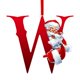 thumbnail image 1 of 26 Adornos Colgantes Con Letras Del Alfabeto Para El Árbol De Navidad Adornos Para El Árbol De Navidad Novedad Y Combinación Única De Letras Del Alfabeto Adornos Colgantes De Papá Noel, 1 of 5