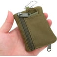 thumbnail image 3 of Bolsa para Llaves Portátil, Estuche EDC Molle para Llaves Tarjetas, Mini Billetera Monedero, Bolsa para Exteriores, Cartera(10.5x8x1.5cm)(Verde), 3 of 5