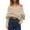 Beige, variant on Women's Sweater Solid Elegant Knitted Scarf Shawls With Sleeve Off Shoulder Pullover Tops