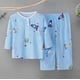 thumbnail image 1 of Conjuntos de blusas y camisas de cuello redondo y manga corta para niños de verano, ropa de casa estampada de manga corta para niños y niñas., 1 of 5