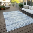 thumbnail image 6 of Addison Rugs Chantille Indoor/Outdoor Transitional Stripes Sky Washable Rectangle Rug, 2'6" x 3'10", 6 of 6