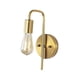 thumbnail image 3 of Lámpara de pared de metal, aplique de pared, iluminación cableada, luz de lectura de pared minimalista para Dorado, 3 of 9