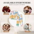 thumbnail image 7 of Lsque Zebra Colourful Pattern Long Sleeve Pajama Set for Women - Soft 2-Piece Sleepwear and Loungewear Set with Pockets, Comfy Nightwear-Medium, 7 of 7