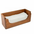 thumbnail image 2 of Traditional Solid Teak Guest Paper Towel Holder, 2 of 5