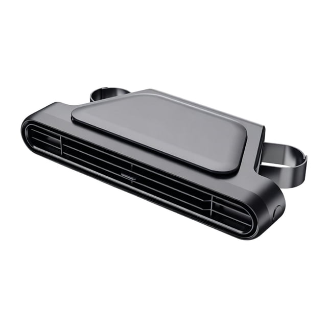 twisto Mini Car Mounted Seat Back Fan,Headrest Cooling Fans Compact Easy to Install Vehicle Fan for Driver Passenger for Cars Sedan Rechargeable