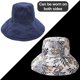 thumbnail image 3 of Sombrero de pesca de doble cara para mujer, con circunferencia de 56-58 cm, protector solar de verano para exteriores, 3 of 5