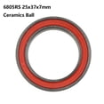 thumbnail image 3 of Splihome Bike Bicycle Bottom Bracket Bearing 6805-Rs Ceramic Ball Bearing 25X37X7Mm Giant Cycling Parts Accessories Press In Middle Axle, 3 of 10