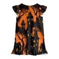 thumbnail image 6 of Leey-World Halloween Pjs Toddler Girls Nightgowns Toddler Princess Soft Halloween Print Pajamas Sleep Dress for Kids, 6 of 7