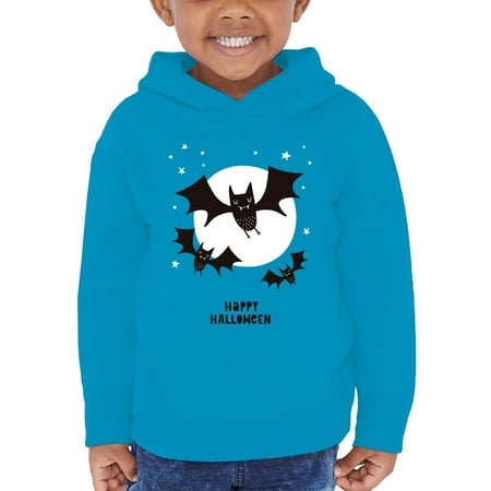 

Bats W Moon Happy Halloween Hoodie Toddler -Image by Shutterstock 4 Toddler