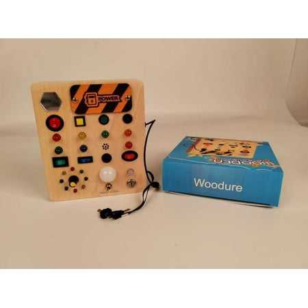 Woodure Busy Board Electronic learning toys