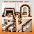 thumbnail image 2 of WKSCLPAI Halloween Maple Leaf Garland, Fall Vine Wreaths for Autumn Festivities Decor,Seasonal Garlands for Home,Halloween & Fall Decorations, 2 of 8