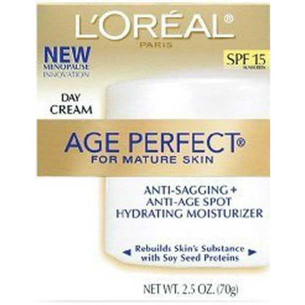 L'Oreal Paris, Age Perfect Day Cream for Mature Skin with Soy Seed