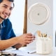 thumbnail image 5 of Teissuly 5-grid Multi-function Large-capacity Desktop Storage Box Student Office Pen Bucket Makeup Brush Holder Rotating, 360-degree Rotating Personalized Pen Holder Teissuly WER202312133909, 5 of 7