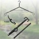 thumbnail image 4 of Tenedor plegable de metal desmontable para camping (negro), 4 of 6