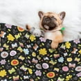 thumbnail image 3 of Naloa Flower Butterfly Dog Blanket, 3 Sizes Cat Blanket for Indoor Cats Large Medium Small Dog Gifts-Small, 3 of 8