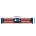 thumbnail image 3 of Yhmxh Memorial Day Patriotic 4th of July Table Runner, 13x72 Inch Red Blue White America Table Decor, Independence Day Kitchen Dining Tabletop Runners for Home Indoor Farmhouse Decoration, 3 of 6