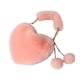 thumbnail image 2 of Bolso de mano sintética para mujer, bolso para axi corazón suave de invierno Rosado Hugo  Bolso de piel sintética, 2 of 4