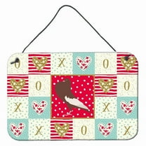 Carolines Treasures CK5381DS812 8 x 12 in. English Pouter Pigeon Love Wall or Door Hanging Prints